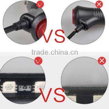 4 in 5050 18 LED Sound Control light strip Auto LED decoration interior Light car atmosphere lamp 30cm length