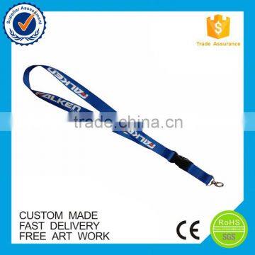 2015 High Quality Fashion Polyester Custom Lanyard