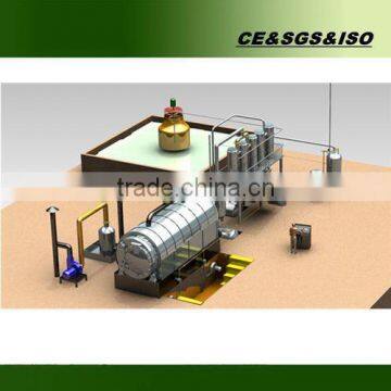 45% tire oil extraction plan pyrolysis tire machine