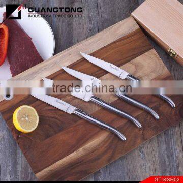 Laguiole Decorate Bee casting stainless steel handle steak knife set laguiole stainless steel serrated steak knife