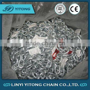 Professional Industrial Din766 Standard Galvanized Short Link Chain