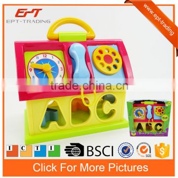 Multifunction intelligent learning alphabet baby toys house