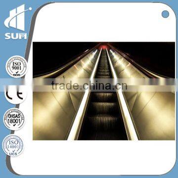 Aluminium step speed 0.5m/s escalator handrail