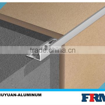 extruded aluminium profile for ceramic tile corner trim