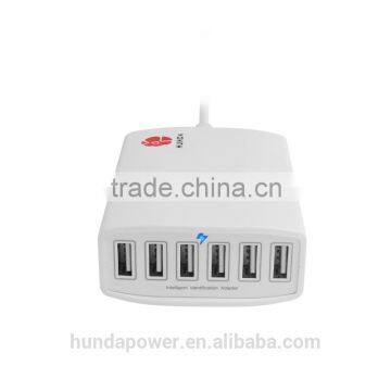 China Factory 5-6 Port Intelligent Usb Travel Charger 12A photo-2