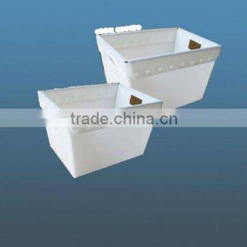 Hight quality corflute plastic tote bin