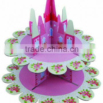 3 Tire Corrugated Cupcake Stands