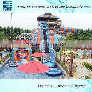 Latest exciting innovative bounce round water slide