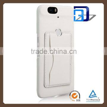 Ultra High Quality Flip Premium Leather Kickstand Card Pocket on Back Cover For Google Nexus 6P PU Leather Case photo-2