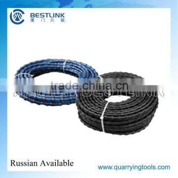 Widely used diamond wire saw for cutting marble and granite