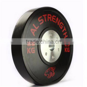 Rubber Coated Olympic Weight Plate Fitness Gym Equipment Bumper Plate