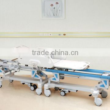 Hospital connecting stretcher bed delivery bed