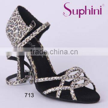 Suphini Leopard New Woman Latin Dance Shoes