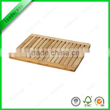 Bamboo wooden bathroom towel rack