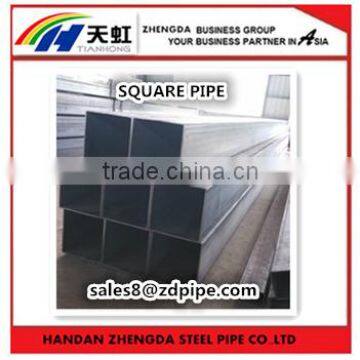 ASTM A500 60*60 60*40 Square & Rectangular Mild Steel Pipe for struction