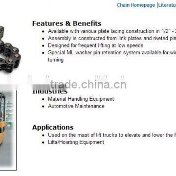 leaf chain LL1644 steel chain manufacturer