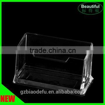 Clear Acrylic Desktop business card holder manufacture