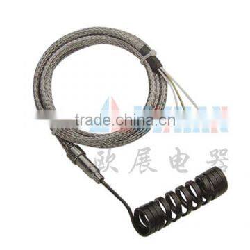 Coil Heater heating element with metal tube protective sleeve