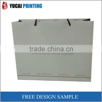 White fashion can be customized shopping bag