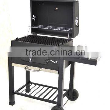 Steel Construction Pizza Oven and Bbq Smoker Charcoal BBQ Barbecue Grill photo-2