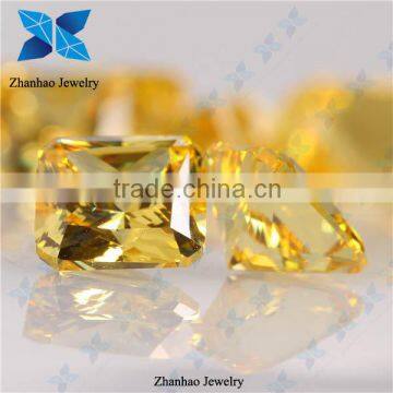 alibaba express direct buy yellow cubic zirconia