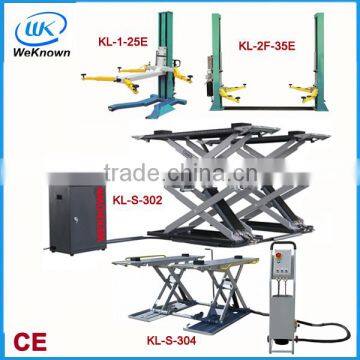 car lift for low quality floor concrete, two post lift