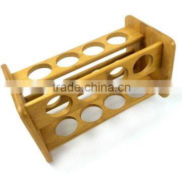 BH010 16 Holes Rotating Pepper Spice Rack With Totally Bamboo Material photo-3