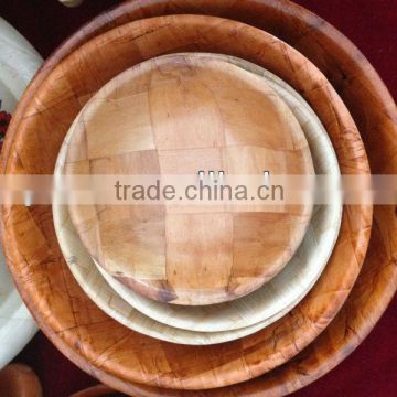 Handcraft wooden salad Bowls -cc@smxingyuan.com