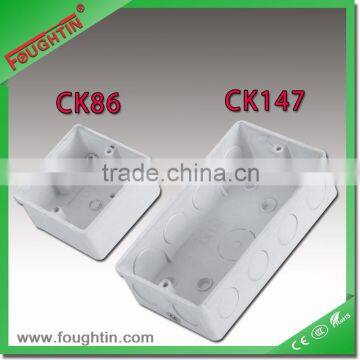 pvc electrical switch box 86*86 cable connection box