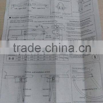 Good Quality Stainless Steel Door Closer With Screws For Glass Door Sliding Door photo-5