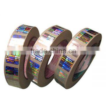 gold square hot stamping label in rolls