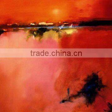 Abstract oil painting handmade