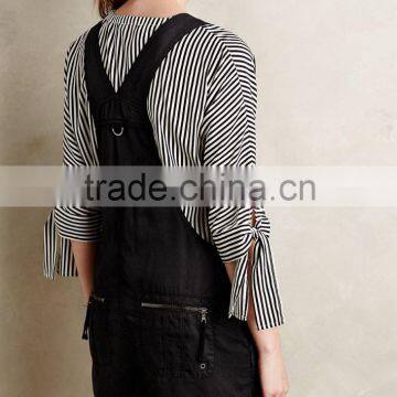 Popular Denim Adult Formal Black Short Jumpsuits photo-3