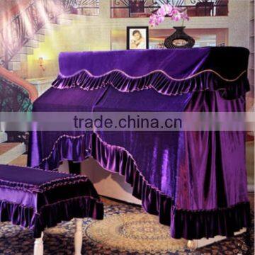 polyester velvet piano cover full height