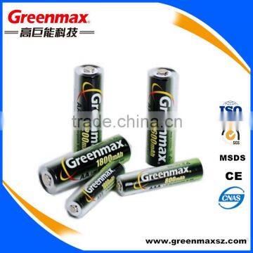 AAA 600mAh NI-MH Battery to MP3 Player