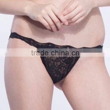 Lace Border Sexy Panties Open Back g String