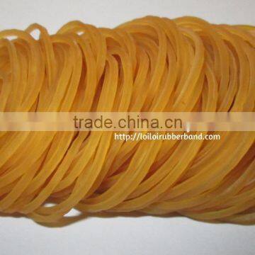 100% Natural Elastic Rubber Band / Yellow - Red - Green - Orange color