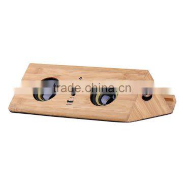 Hot no Bluetooth Pure Wooden Sensor Speaker Wireless for Ipad and Phones photo-5