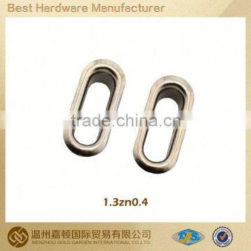 metal oval shape groove buckle