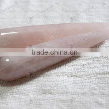 Wholesale Facial Massage Stick,gemstone Rose Quartz Massager Sticks photo-2
