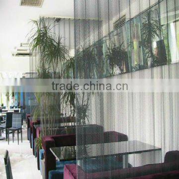 aluminium wire metal mesh coil drape