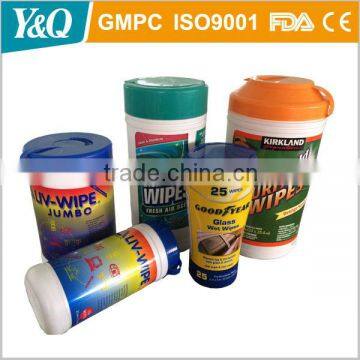 hot sale OEM industial cleaning wet wipe in can