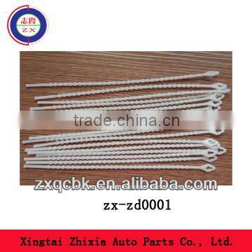 High flexibility Nylon Cable tie with plastic clips head