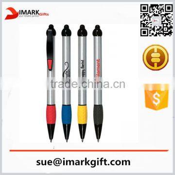 factory hot sale plastic ballpoint pen with logo printed