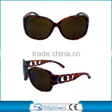 Brightlook 2015 newest CE&FDA brown lense with demi frames colorful sunglasses