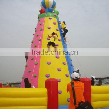 2016 cheap inflatable climbing wall for sale