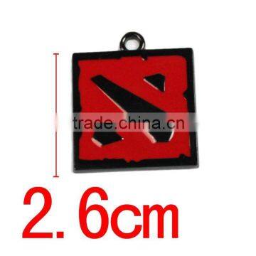 Newest Design Dota 2 Pendant Keychain Pendant Keychain Full Colors Dota Keychain for Men