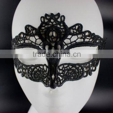 Sexy queen black fox mask, masquerade Christmas/party/cosplay lace fox mask