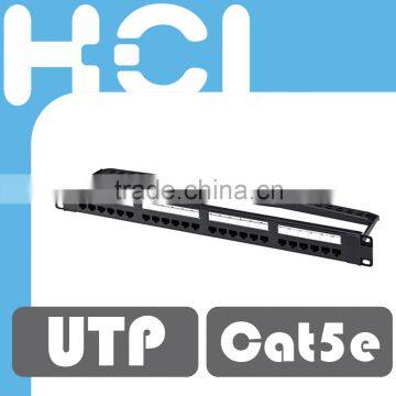 Network Solution 24-Port 110 and LSA+ IDC Unshielded Modular Patch Panel