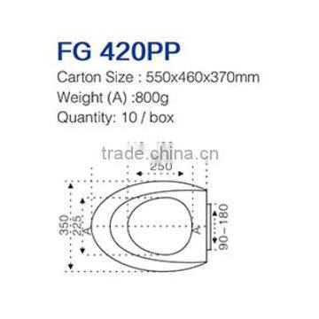 Round Normal Closing Bidet Toilet Seat Round Bemis Toilets Seat Cover photo-6